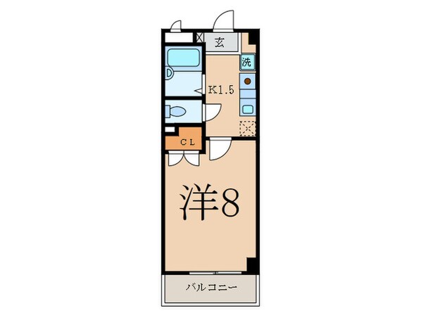 アンテノール黒川の物件間取画像